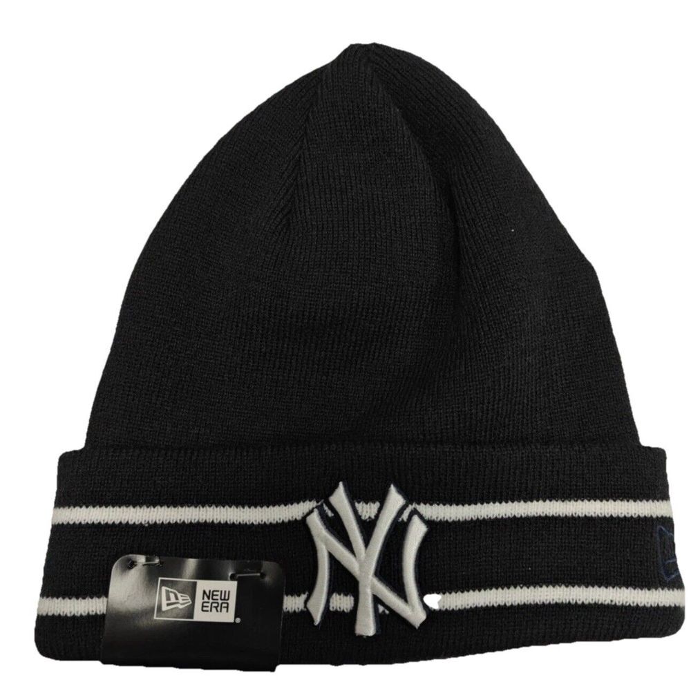 New Era Authentic New York Yankees Knit Hat Beanie, Brand New Tags, Baseball,NYC